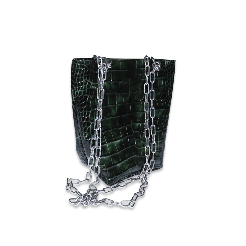 CROCODILE CHAIN BAG