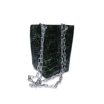 CROCODILE CHAIN BAG